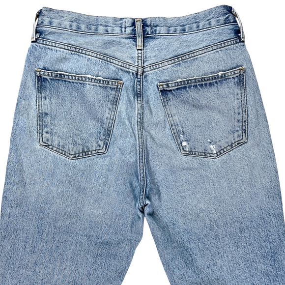 AGOLDE Fen High Rise Relaxed Taper Blue Jeans Size 27 - Picture 13 of 15